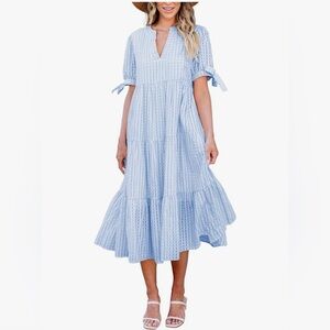 NWT Theenkoln Gingham Dress